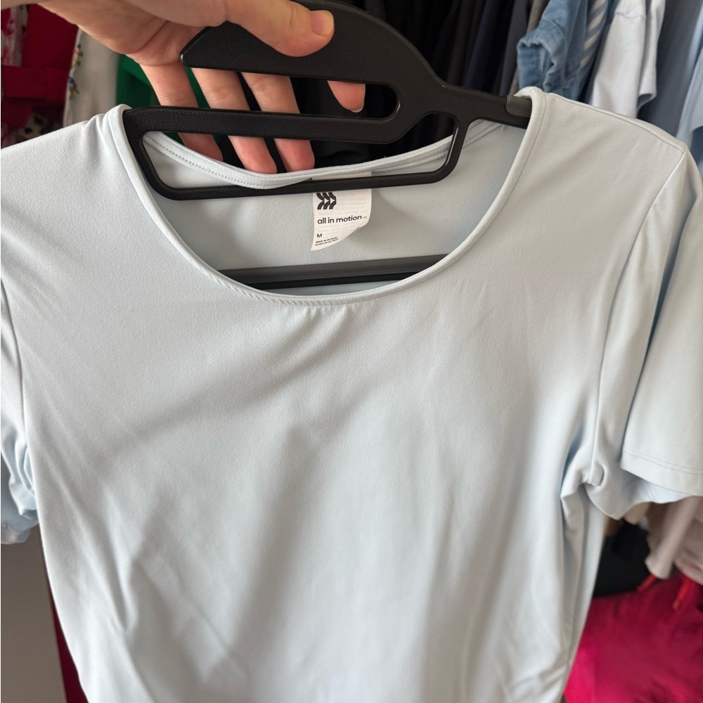 All in Motion Women's Sky Blue Short Sleeve Tee